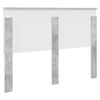 vidaXL Kopfteil mit Kopfteil Beton Grau 140 cm Holzwerkstoff