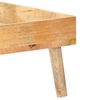vidaXL Massivholzbett Mango 200x200 cm