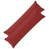 vidaXL Kissenbezug 2 stk. HOUTEN Weinrot 40 x 145 cm Polyester
