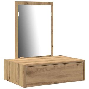 vidaXL Schminktisch mit Schubladen Braun 60 x 40 x 70 cm Holzwerkstoff