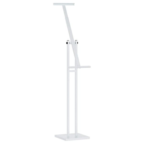 vidaXL Messest&auml;nde Wei&szlig; 26,5 x 26,5 x 150 cm Stahl