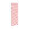 vidaXL Plissee Rosa 45x100 cm Stoffbreite 44,4 cm Polyester