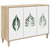 vidaXL Sideboard HANAU Sonoma 102 x 33 x 75 cm Holzwerkstoff
