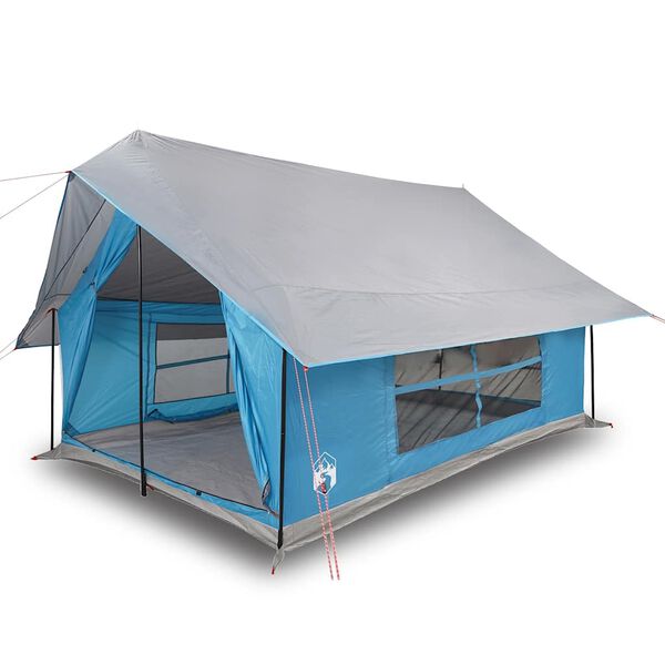 vidaXL Campingzelt 5 Personen Blau Wasserdicht
