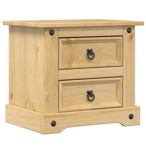 vidaXL Nachttisch Corona 53x39x47 cm Massivholz Kiefer