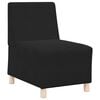 vidaXL Sofa-Stuhl ohne Armlehnen Schwarz 55 cm Samt