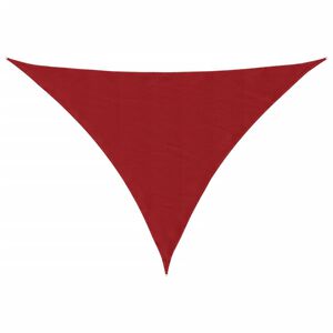 vidaXL Sonnensegel Oxford-Gewebe Dreieckig 3x4x4 m Rot