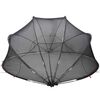 vidaXL Pool-Dome Schwarz 405 x 405 x 192 cm