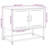 vidaXL TV-Schrank Rosa 68,5x39x60,5 cm Stahl