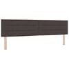 vidaXL Boxspringbett mit Matratze Dunkelbraun 200 x 200 cm Stoff
