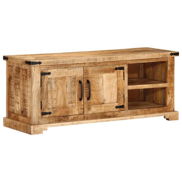 vidaXL TV-Schrank 110x35x45 cm Massivholz Mango