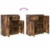 vidaXL Sideboard mit Schublade R&auml;uchereiche 71x35x84 cm Holzwerkstoff