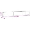 vidaXL 3-tlg. TV-Schrank-Set Wandmontage Artisan-Eiche Holzwerkstoff