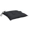 vidaXL Stuhlkissen 6 Stk. Schwarz 40x40x7 cm Oxford-Gewebe