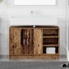 vidaXL Badezimmerschrank mit T&uuml;r Altholz 90 x 29 x 55 cm Holzwerkstoff