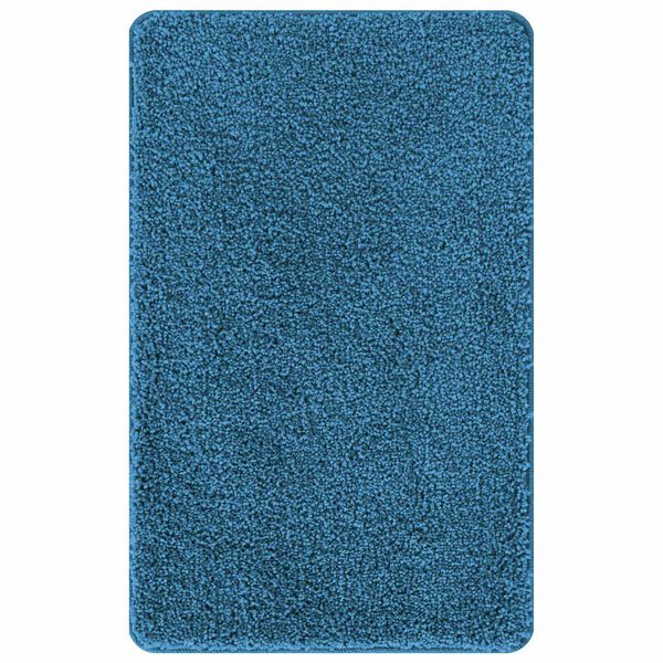 vidaXL Anti-Rutsch Badematten-Set 3 pcs Blau PP