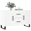 vidaXL Sideboard Weiß 100x36x60 cm Holzwerkstoff