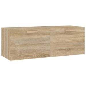 vidaXL Wandschrank Sonoma-Eiche 100x36,5x35 cm Holzwerkstoff