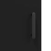 vidaXL Wandschrank Schwarz 69,5x34x90 cm Holzwerkstoff