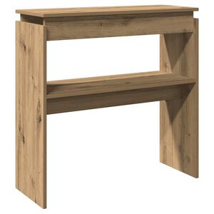 vidaXL Konsolentisch Artisan-Eiche 80x30x80 cm Holzwerkstoff