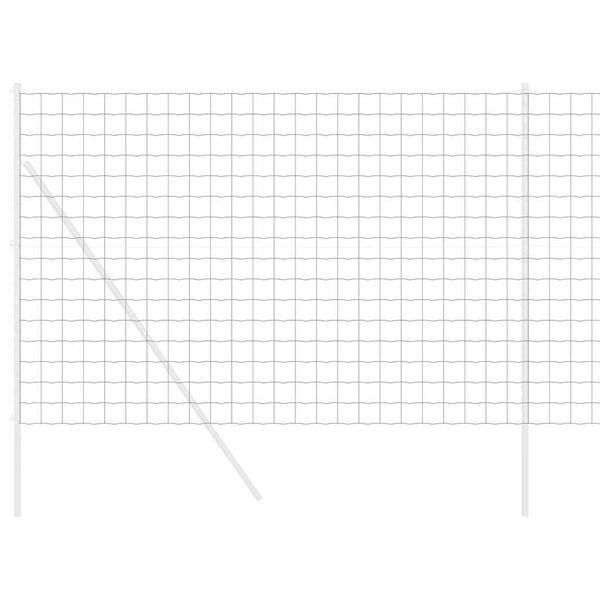 vidaXL Eurozaun Grau 1,6 x 10 m PVC-beschichtetes Eisen