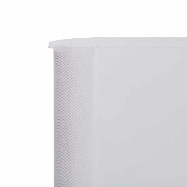 vidaXL 5-teiliges Windschutzgewebe 600 x 80 cm Sandweiß