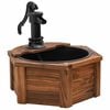 vidaXL Gartenbrunnen mit Pumpe 57x57x53 cm Massivholz Tanne
