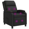 vidaXL Massage Relaxsessel Schwarz Kunstleder