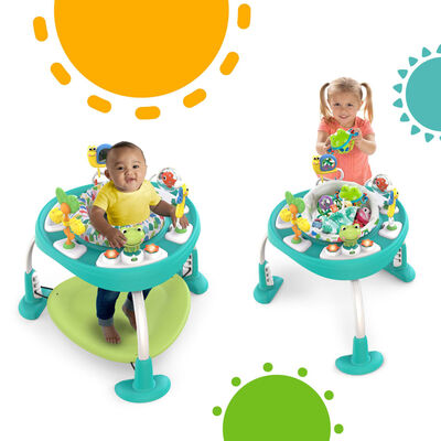 Bright Starts 2-in-1 Baby-Hopser und Tisch Bounce Baby Playful Pond