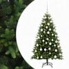 vidaXL K&uuml;nstlicher Weihnachtsbaum mit Kugel 120 cm 150 LEDs