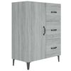 vidaXL Sideboard Grau Sonoma 69,5x34x90 cm Holzwerkstoff
