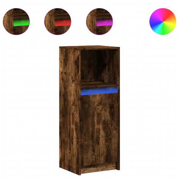 vidaXL LED-Sideboard R&auml;uchereiche 38x34x100 cm Holzwerkstoff