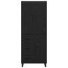 vidaXL Highboard 2 pcs Schwarz Eichen-Optik 69,5 x 34 x 180 cm