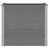 vidaXL Garten-Hochbeet WPC 100 x 50 x 91 cm Grau