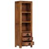 vidaXL Highboard mit 3 Schubladen 40x30x130 cm Massivholz Mango