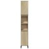 vidaXL Badschrank Sonoma-Eiche 30x30x190 cm Holzwerkstoff