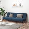 vidaXL Schlafsofa 2-Sitzer Blau Samt
