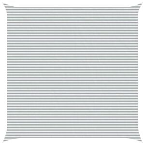 vidaXL Sonnensegel Hellgrau und Wei&szlig; 7 x 7 m 100 % Polyester Oxford