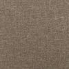 vidaXL Bettgestell ohne Matratze Taupe 140x190 cm Stoff