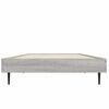 vidaXL Bettgestell Grau Sonoma 75x190 cm Holzwerkstoff