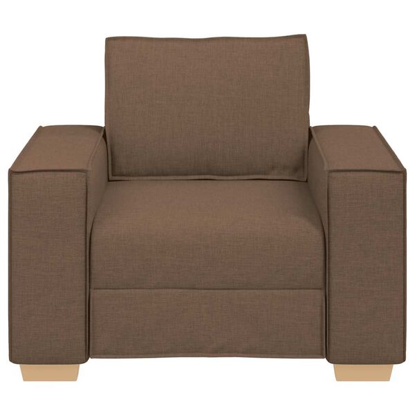 vidaXL Sofa Stuhl Braun 100x78x84 cm Stoff