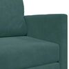 vidaXL Schlafsofa 110cm Dunkelgr&uuml;n Samt
