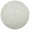 vidaXL Innen- und Au&szlig;enteppich PALMERAS Gr&uuml;n &Oslash; 200 CM Polyester