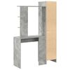 vidaXL Schreibtisch 2 pcs Beton Grau