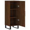 vidaXL Sideboard Braun Eichen-Optik 34,5x34x90 cm Holzwerkstoff