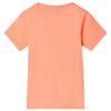 Kinder-T-Shirt Neonorange 116