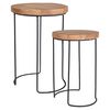 H&S Collection 2-tlg. Beistelltisch-Set Teak