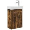 vidaXL Badezimmer Waschtischunterschrank mit Wasserhahn