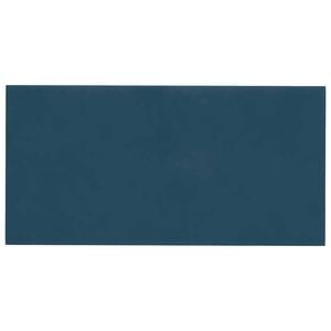 vidaXL Wandkopfteilen 12 pcs Blau Samt