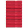 vidaXL Saunat&uuml;cher FROGN 10 Stk. Rot 80x200 cm 360 g/m&sup2;